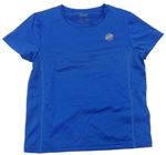 Modré sportovní fuknční tričko s potiskem Crivit