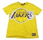 Hořčicové tričko Lakers Primark