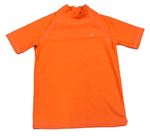 Neonově oranžové UV tričko s výšivkou Next
