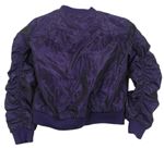Purpurová šušťáková zateplená bunda zn. M&Co