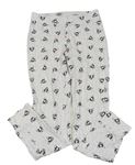 Bílé puntíkované pyžamové kalhoty s pejsky H&M