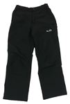 Černé outdoorové kalhoty s logem Peter Storm