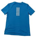 Modrozelené športové funkčné tričko s logom zn. Adidas
