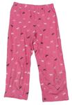 Růžové pyžamové kalhoty s jednorožci Topolino
