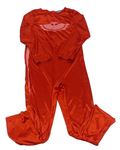 Kostým - Červený vzorovaný overal s potiskem - Pyžamasky
