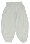 Bílé harémové lehké kalhoty Primark 