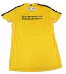 Žlto-čierne športové tričko s potlačou zn. Craft