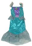Kostým - Modro-fialové šaty - Mořská panna 