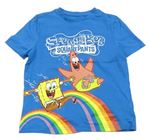 Modré tričko Spongebob F&F