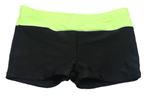 Černo-neonově zelené nohavičkové plavky Chapter young