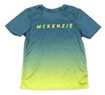 Zeleno-limetkové tričko s logem McKenzie