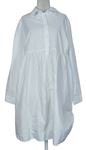 Dámské bílé košilové těhotenské šaty Asos 