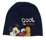 Tmavomodrá čepice s Mickeym Disney