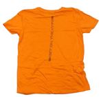 Oranžové tričko s potlačou zn. George
