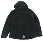 Čierna šušťáková zateplená bunda s kapucňou zn. George