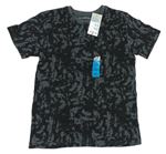 Černo-šedé vzorované tričko Primark