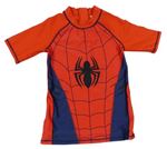 Červeno-tmavomodré UV tričko se Spider-manem Marvel