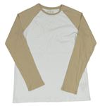 Bílo-béžové triko Primark