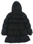 Čierna šušťáková zimná bunda s kapucňou zn. Next