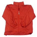 Červená šusťáková bunda s ukrývací kapucí BPC