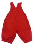 Červené plátenné na traké nohavice zn. Mothercare