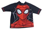Černé UV tričko se Spider-manem Marvel 