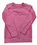 Růžové melírované funkční triko Crivit