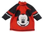 Červeno-černé UV tričko s Mickeym George