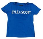 Modré tričko s logem Lyle&Scott