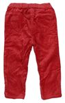 Červené menšestrové elastické nohavice zn. Mini Boden