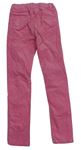 Ružové skinny manšestráky zn. H&M