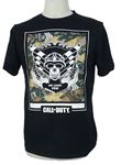 Pánské černé tričko s potiskem Call of Duty George 