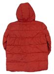 Červená šušťáková zimná bunda s kapucňou zn. River Island
