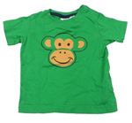 Zelené tričko s opicí 
