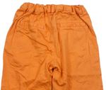 Oranžové plátenné nohavice zn. Kitchoun