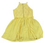 Žlté tylovo/krajkované šaty zn. New Look