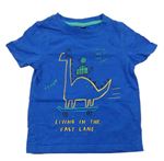 Safírové tričko s dinosaurem George
