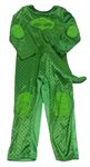 Kosým- Zelený vzorovaný overal s ocáskem - Pj Masks 