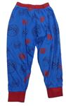Modro-červené pyžamové kalhoty - Spidermanem Marvel
