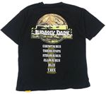 Čierne tričko s dinosurem Jurský svět zn. Zara