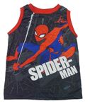 Černo-červené sportovní tílko se Spidermanem Marvel
