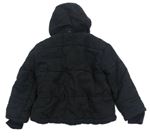 Čierna šušťáková zimná bunda s kapucňou zn. Ben Sherman