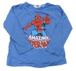 Modré triko Spiderman H&M
