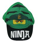 Zeleno-černá kšiltovka s Ninjago