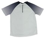 Bielo-sivé športové tričko s nápisom zn. Primark
