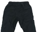 Čierne šušťákové zateplené nohavice zn. C&A