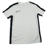Bílo-černé sportovní tričko s logem Nike
