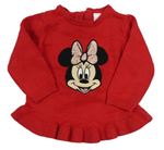 Červený svetr s Minnie Disney 