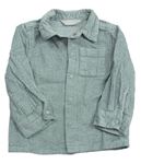 Zelenkavá manšestrová košile Primark