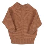 Pudrový vlněný svetr H&M